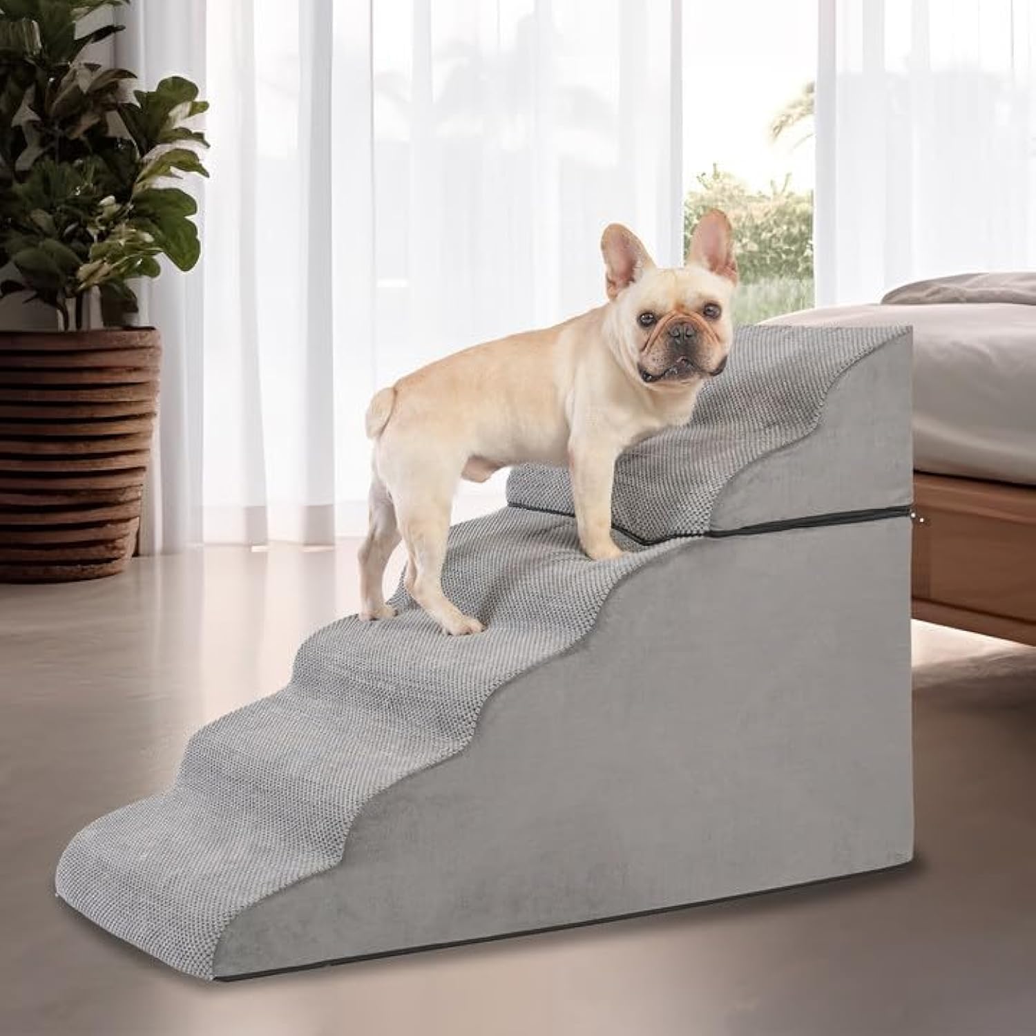 MISSING TOP SECTION SuleeMat Dog Stairs for High Beds, 28 inch Height ...