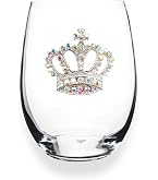 THE QUEENS' JEWELS Deer Buck Glas – Verziertes Cocktailglas Mit Strass, Einzigartiges Geschenk Für Frauen