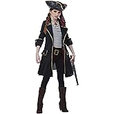 High Seas Captain Girls Costume