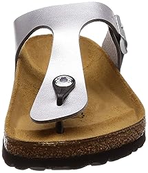 Birkenstock Women's Gizeh Thong Sandal, Silver, 43