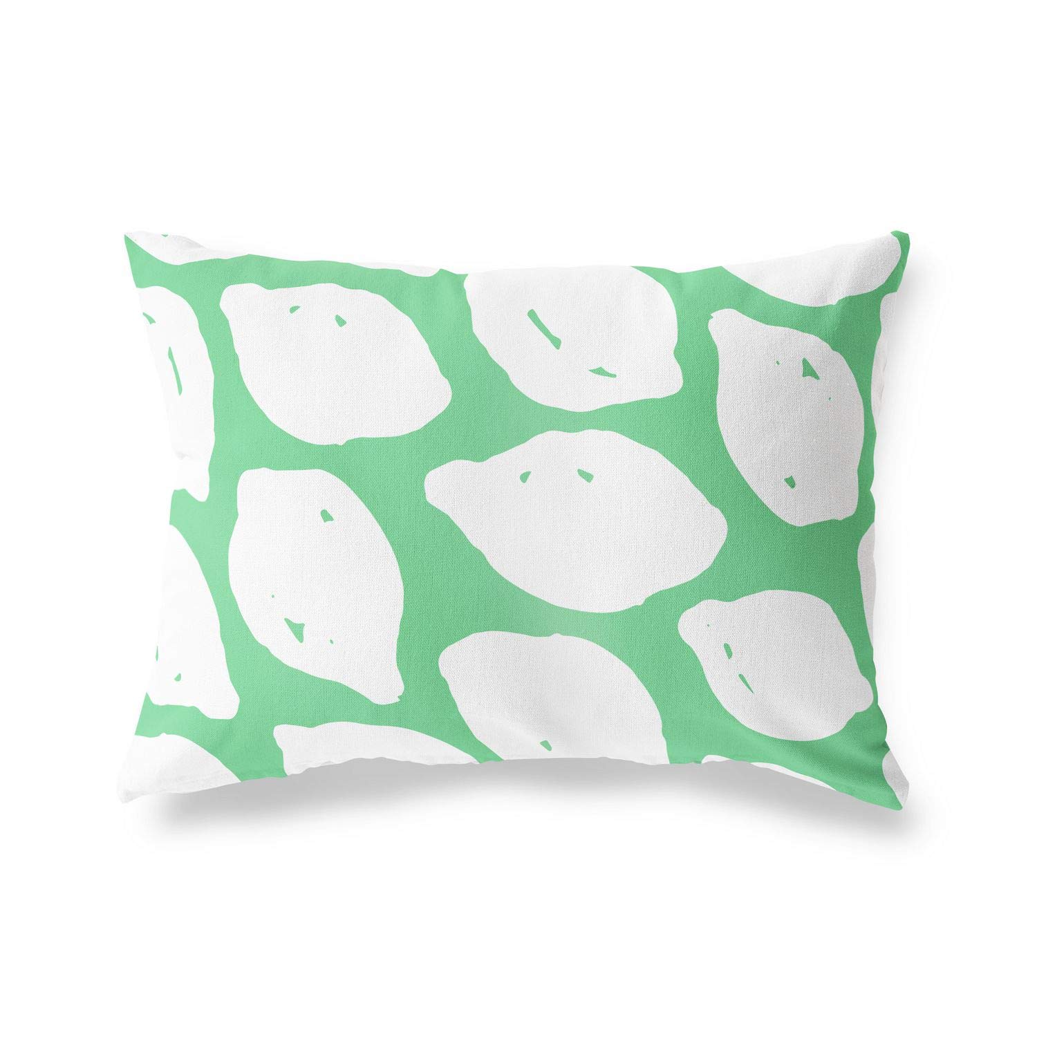 BonaMaison Decorative Cushion Cover, Petrol Green-White Throw Pillow Covers, Home Decorative Pillowcases for Livingroom, Sofa, Bedroom, Size: 45X60 Cm - Designed and Manufactured in Turkey