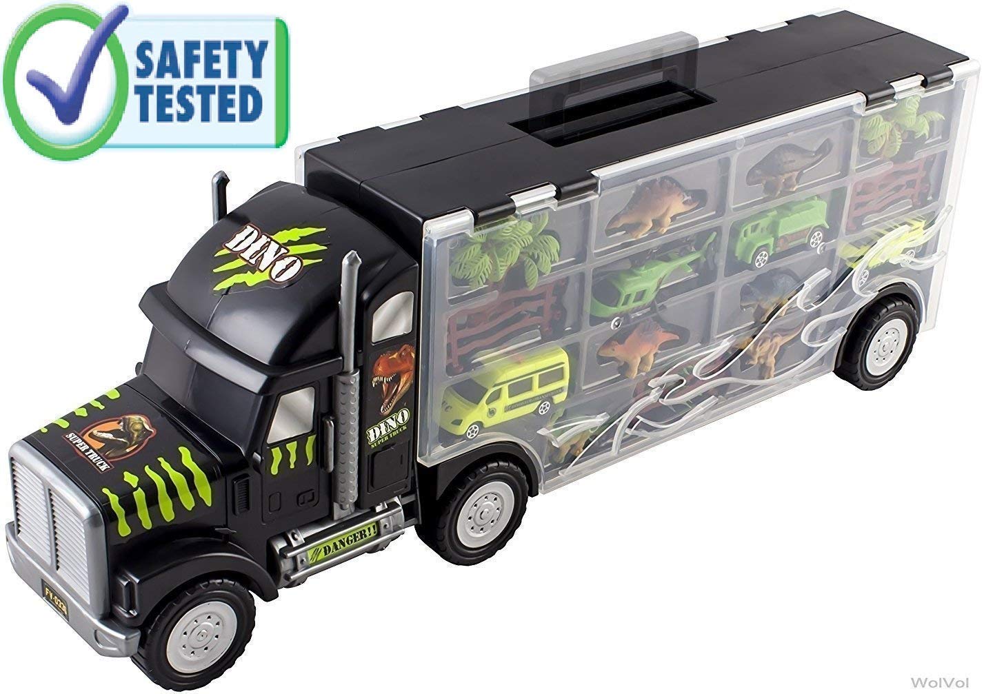 wolvol transport car carrier truck toy