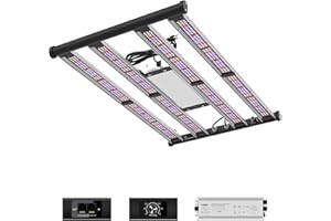 320W LED Grow Lights for Indoor Plants, Hydofe Full Spectrum Growing Lamp with IR and UV Diodes, Bar Style Plant Lights with 