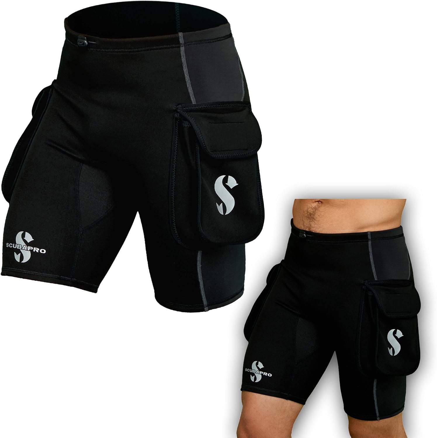 Hybrid Herren Cargo Shorts 1mm Neopren Scubapro (S) Amazon.de Sport