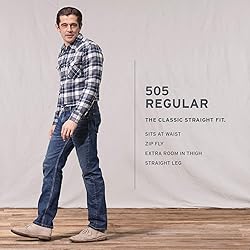 Levi's Men's 505 Regular Fit Jeans