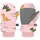 Olreco Baby Toddler Mittens Waterproof Toddler Snow Gloves Infant Baby Mittens Winter Kids Ski Gloves for Boys Girls