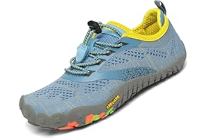 SAGUARO Kids' Barefoot Shoes Boys Girls Quick Dry Aqua Athletic Sneakers Lightweight Sport Footwear Toddler Water Shoes