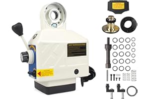 RATTMMOTOR JN400S Power Feed Z-Axis 650 in-lb Torque, 0-200RPM, 110V Milling Table Power Feed for Bridgeport and Some Knee Type Milling Machine (Z-Axis)