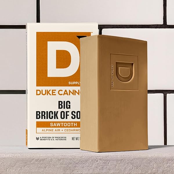 DUKE CANNON SUPPLY CO. EXTRA LARGE BAR SOAP BUNDLE – MEN’S NATURAL BAR SOAP WITH MASCULINE SCENTS – AMERICAN-MADE SOAP – ALL SKIN TYPES -BIG BRICK OF SOAP – SAWTOOTH,10 OZ