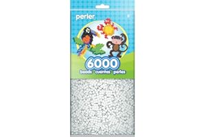 Perler Beads 6,000/Pkg-White