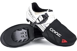 CXWXC Cycling Toe Covers for Men Women - Cycling Shoe Covers Winter Waterproof Breathable - Bike Overshoes Cold Weather Thermal Warm