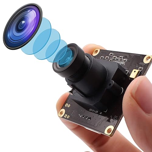 4K USB Camera Module Wide Angle with Microphone 170degree Fisheye