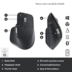 Logitech MX Master 3S Wireless Mouse Standard