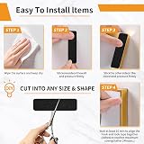 Vinuwu 40 Pack Hook and Loop Tape 1x4 Inch Double Sided Self Adhesive view 4