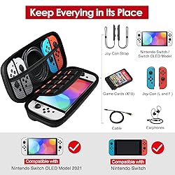 ivoler Carrying Case for Nintendo Switch and NEW