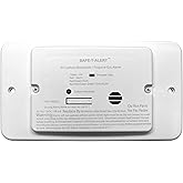 Safe T Alert - Dual LP/CO Alarm - Flush Mount w/Trim Ring White - 25-742-WT-TR