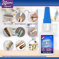 ALECPEA Quick Dry Pool Cue Tip Glue, 30g Glue for