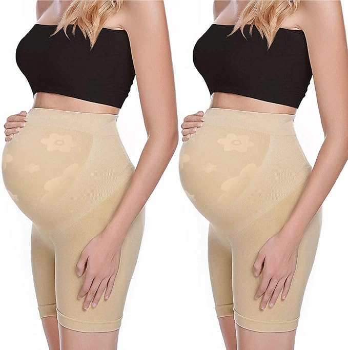 Abodhu Maternity Shapewear for Dress 2 Pack Pregnancy Underwear Belly
