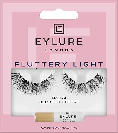 Eylure Fluttery Light Cluster Effect No.174 Lash Lashes Nano Band Reusable