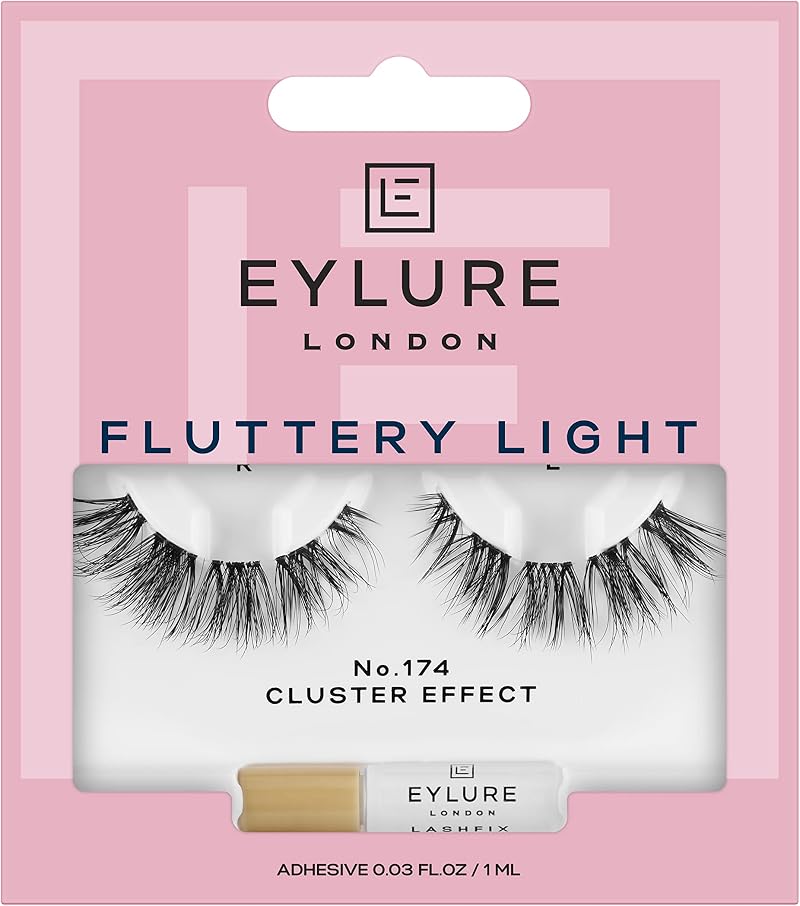 Eylure Fluttery Light Cluster Effect No.174 Lash Lashes Nano Band Reusable