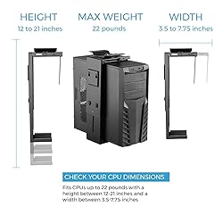 HumanCentric Adjustable Under Desk Computer Mount