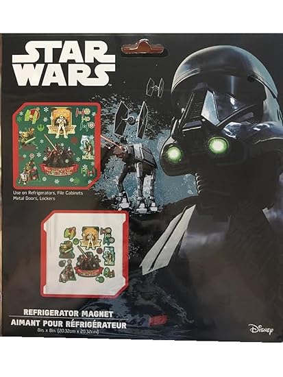 Amazon Com Star Wars Happy Holidays Magnet Set Of 12 Kitchen
