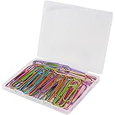 ForTomorrow 40-Pack Jumbo 4-Inch Paper Clips - Vinyl Coated, Colored, Giant Size For Office & Crafts - View #2