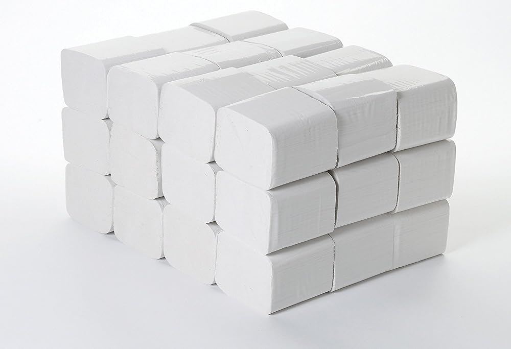 Ashland 2 Ply Toilet Tissue Flats 36 x 250 Sheets 9000 Per Case