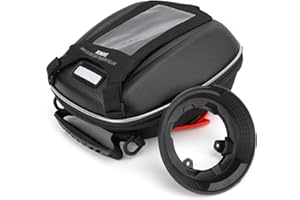 Acouto Motorcycle Tank Bag 3L Waterproof, Z250 Z400 Z650 Z900 SE Z H2 ZX-6R ZX-10R 1000SX Compatible