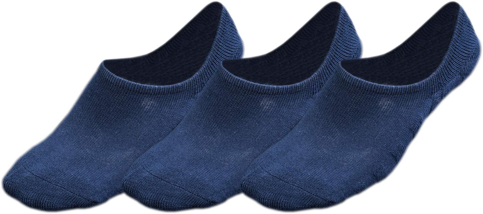 LALUNA BRIDE Men's No Show Low Cut Casual Socks,Quality Cotton,Pack of 1 Pair,3 Pairs Non Slip