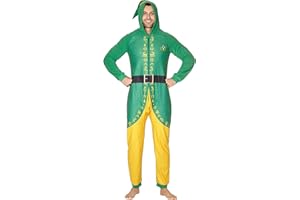 INTIMO Elf The Movie Mens Buddy The Elf One Piece Costume Pajama Set