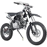 X-PRO 125cc Gas Dirt Bike Pit Bike Adults Dirt Pit Bike 125 Dirt Bike Dirt Pitbike,Big 17"/14" Tires!