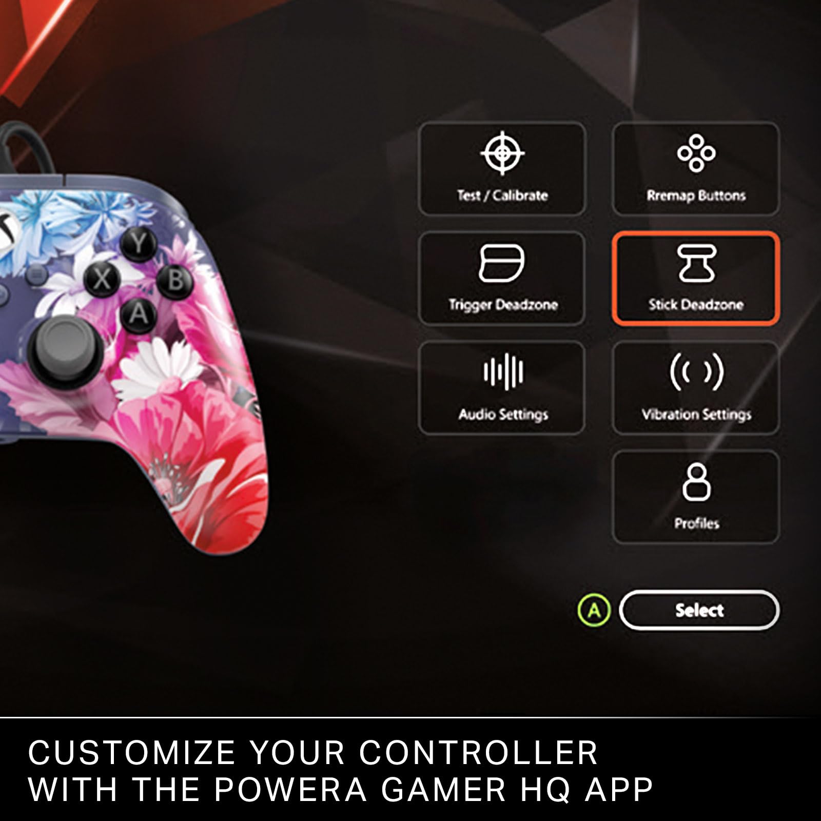 PowerA Advantage Plus Wired Controller for Xbox Series X|S - Night Blossom 8