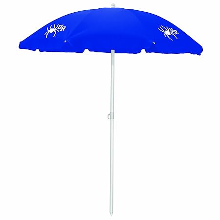 Picnic Time 822-00-138-724-0 University of Richmond Spiders Digital Print Beach Umbrella, Navy