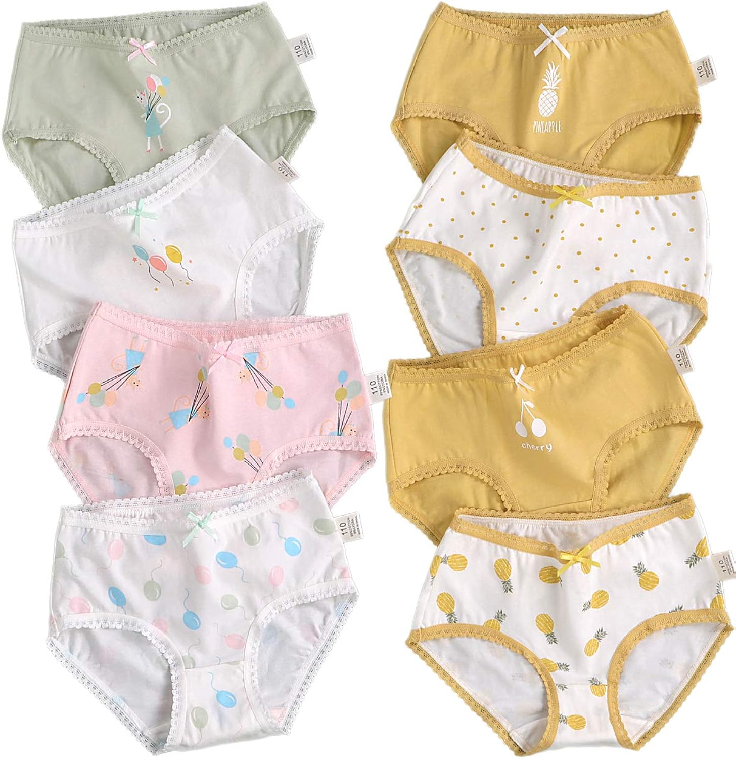 Mutandine Bambina Adorel Confezione Da 6 - Slip In Cotone Puro Con Tassello Doppio Strato - Foto 7