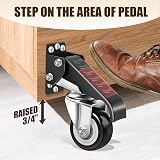 SPACECARE Workbench Casters Kit Heavy Duty Retractable 600Lb Capacity Quick view 6