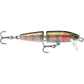 Rapala Jointed Minnow Lure &ndash; Bass Pike and Walleye Fishing Lure, Jointed Hard Bait, Wide Swimming Action