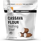It's Just - Cassava Flour, 4lb, Made from Real Yucca Root, Non-GMO, Gluten Free Baking, Tapioca Substitute