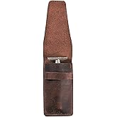 CestAntiQ, Leather Safety Razor Case | Shaving Accessories | Straight Safety Razor Protector for Double Edge | Personal Care