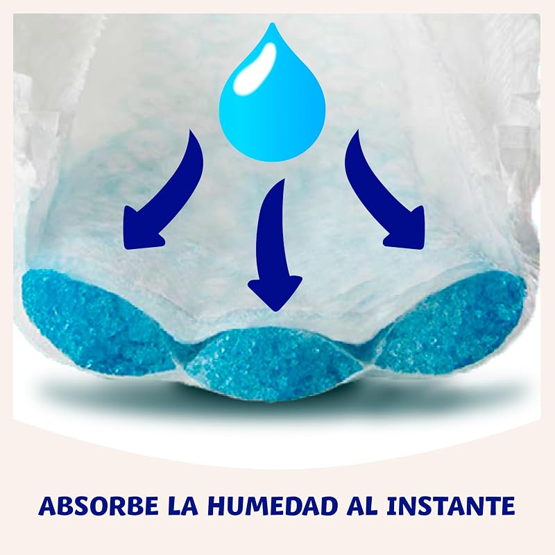Pannolini Baby Sensitive, taglia 2 (4-8 kg), 240 pannolini + 40 salviette Aqua Pure 99% acqua, fino a 12 ore di protezione anti-perdite e cura della pelle, confezione mensile