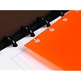 Staples? Arc Notebook Poly Index Dividers, Letter-sized, Assorted Colors, Set of 5