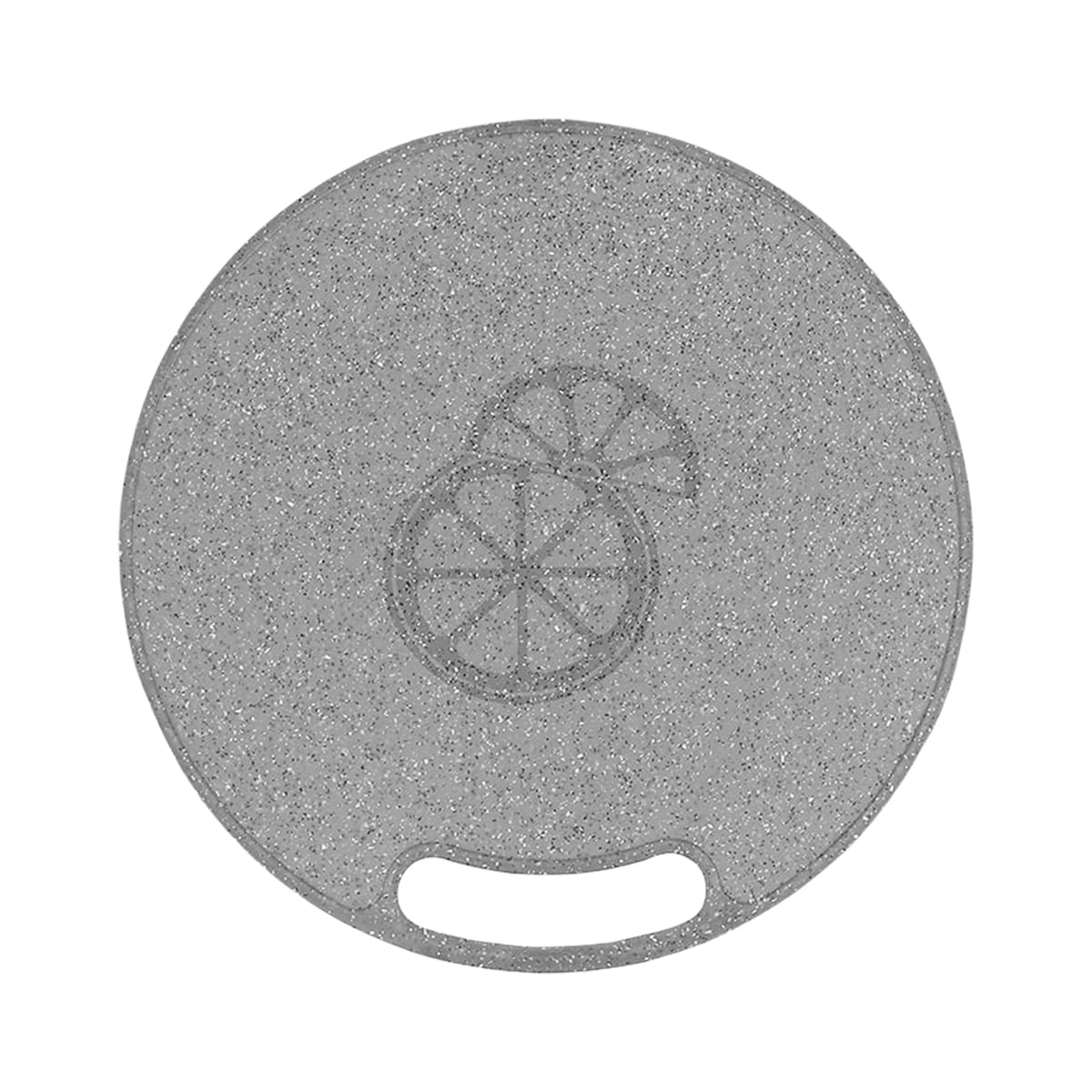 ZJIVQO Round Cutting Board Plastic Chopping Board with Hanging Hole Multifunctional for Vegetable Fruit Bread Cheese.31CM