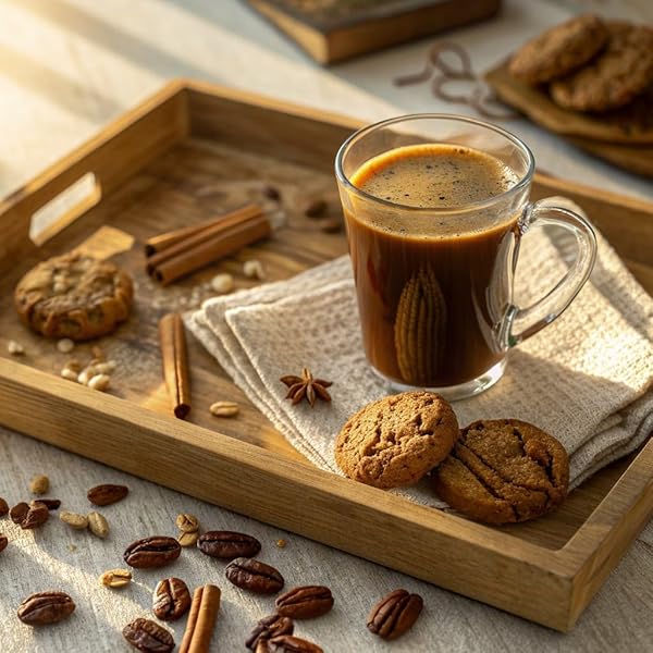 CRAZY CUPS FLAVORED GROUND COFFEE, BUTTERY MAPLE PECAN COFFEE, FOR BREWING FLAVORED HOT OR ICED PECAN COFFEE, 10OZ