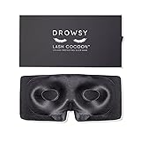 DROWSY Eyelash Protecting Silk Sleep Mask for