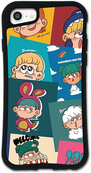 Amazon Co Jp Iphone Se 第2世代 ケース Iphone8 ケース Iphone7ケース どこでもくっつくケース Waylly ウェイリー Iphone6sケース Iphone6ケース 着せ替え 耐衝撃 米軍mil規格 Waylly Pirako カラフル セット Mk 家電 カメラ