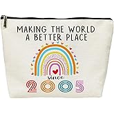 SIUNY 21st Birthday Gifts for Her Cosmetic Bags, 2005 Happy 21st Birthday Decorations for Women Her Makeup Bag, 21 Year Old Birthday Gifts Ideas for Daughter, Sister, Female, Teenage Girls (2005)