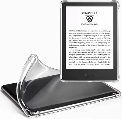 CoBak Clear Case for 6 Inch Kindle 2024/2022 11th Gen - Ultra Slim TPU
