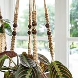 Mkouo Set of 3 Macrame Hanging Baskets Plant Hanger 58/73/89 cm view 6