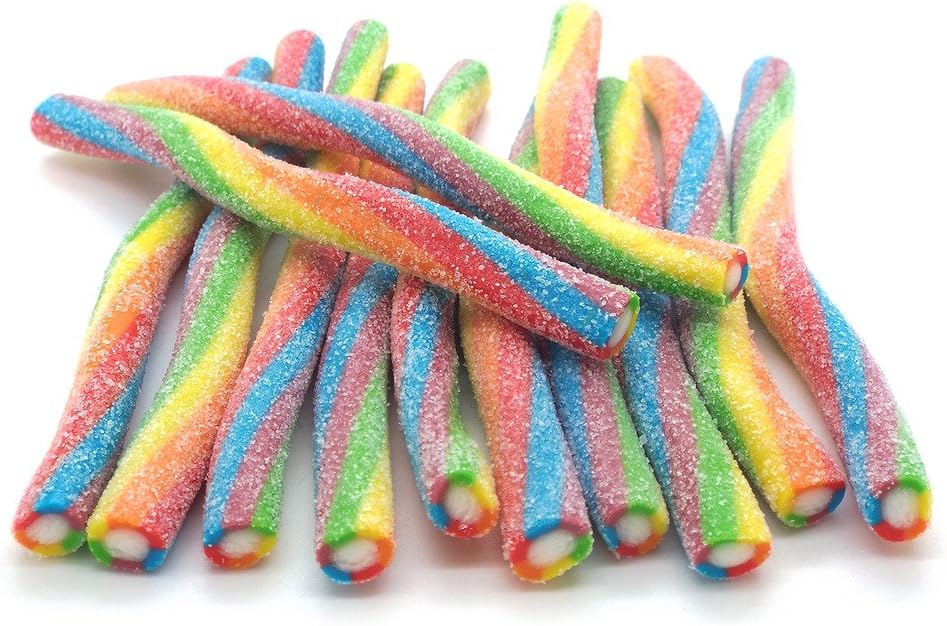 Crazy Candy Factory:Sour Rainbow Pencils - 120