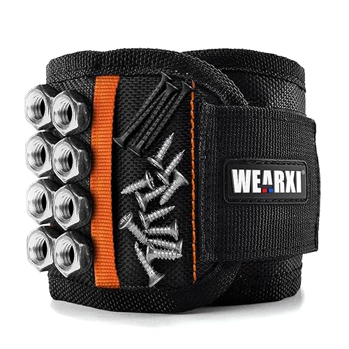 WEARXI Gifts for Men, Magnetic Wristbands for Men Tools, Secret Santa Gifts for Men, Stocking Fillers for Men, Dad Gifts, Gadgets for Men Gifts for Men Who Have Everything, Mens Gifts for Christmas